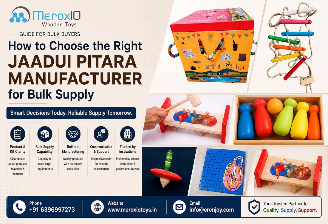 Jaadui Pitara manufacturer bulk kit boxes packed for government tender supply