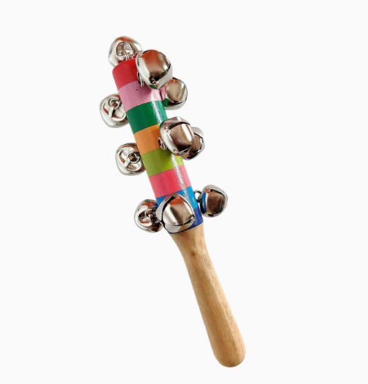 10 Bell Rattle – Safe, Natural & Eco-Friendly Baby Toy