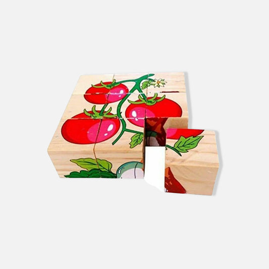 Wooden 3D 6-Face Puzzle – Fun, Educational & Eco-Friendly Brain Teaser