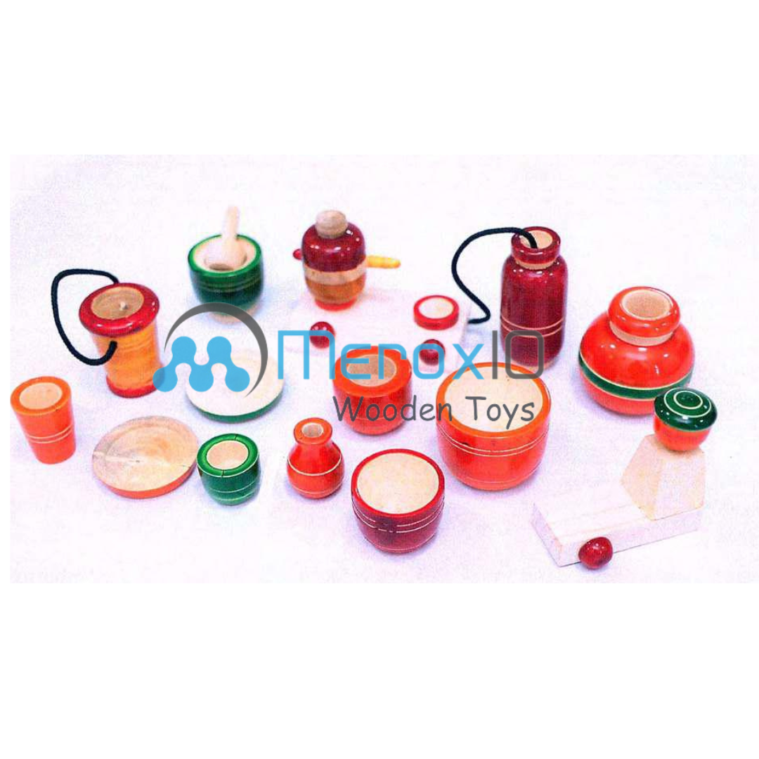 Kitchen Set – NCERT-Approved TLM Educational Toy in Jaadui Pitara Box for Role Play & Motor Skill Development