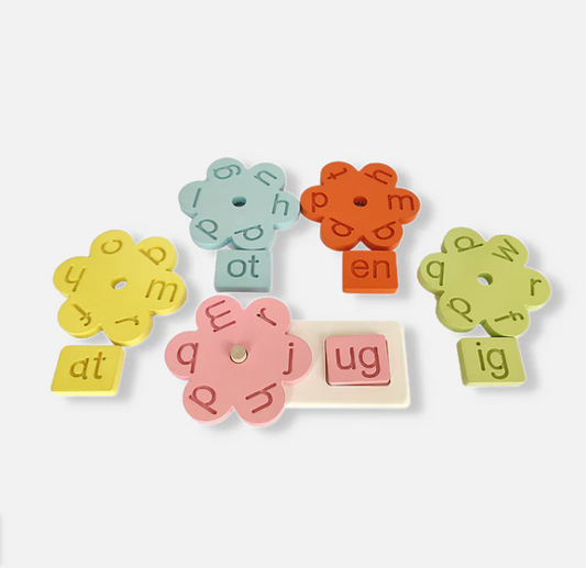 Wooden Three-Letter Words Learning Toy – Fun, Educational & Eco-Friendly