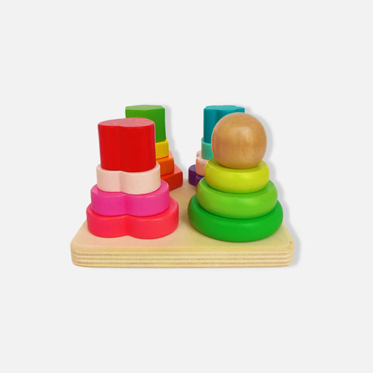 Wooden Shape Sorter – Fun, Educational & Eco-Friendly Learning Toy