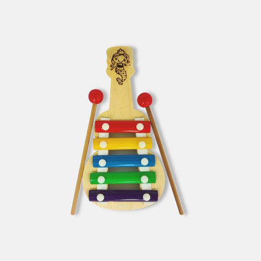 Wooden 5-Note Xylophone – Safe, Fun & Eco-Friendly Musical Toy